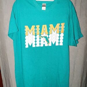 Gildan Blue Short Sleeve Tees Miami Design‎